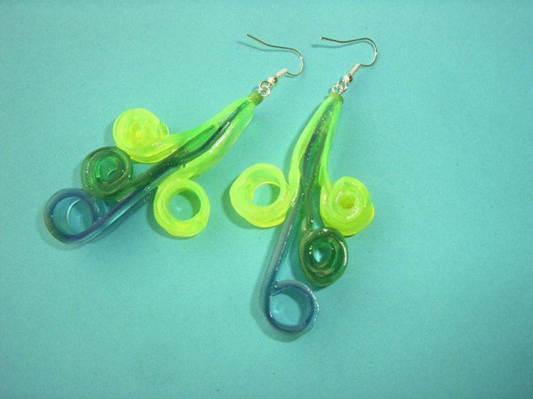 Plastic Ice Cream Spoons Earrings