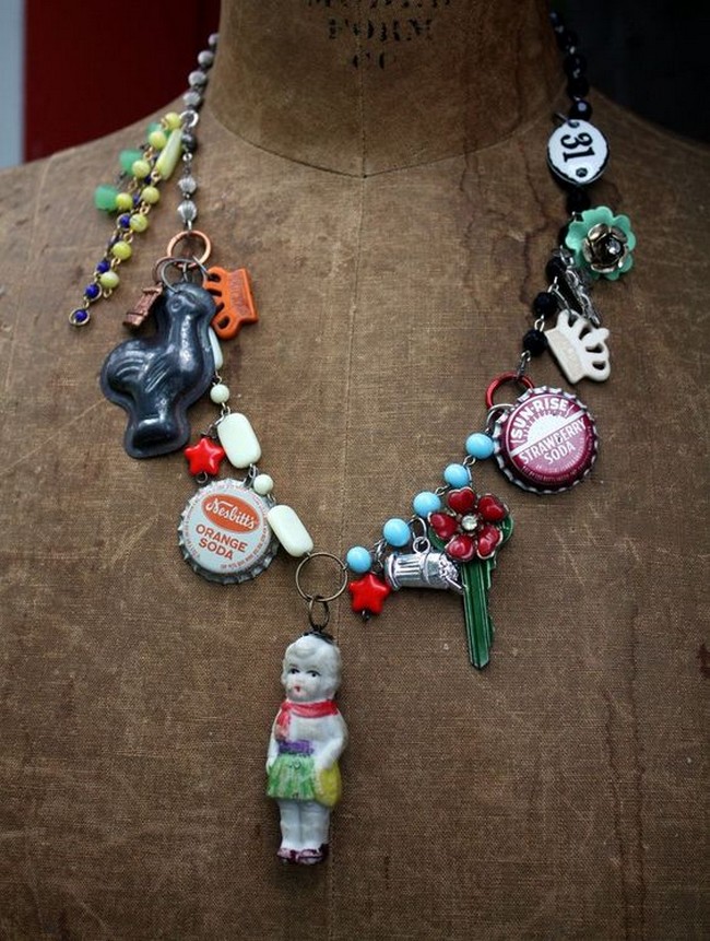 Recycled Jewelry Necklace