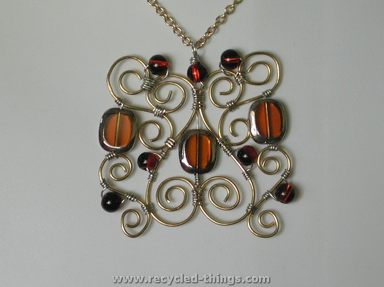 Wire Jewelry Necklace