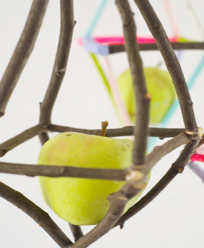 DIY Colourful Rustic Feeders