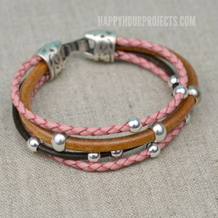 Recycled Beaded Bracelet