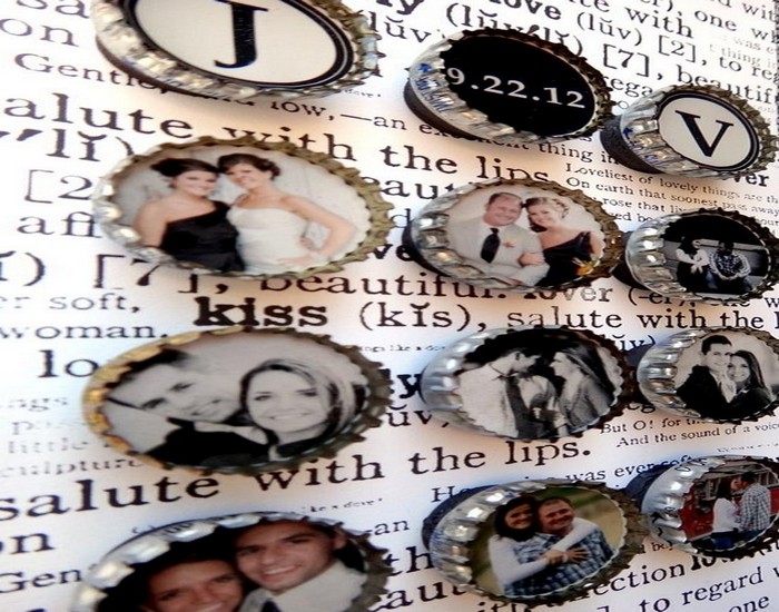 Recycled Bottle Caps Picture Frame Ideas