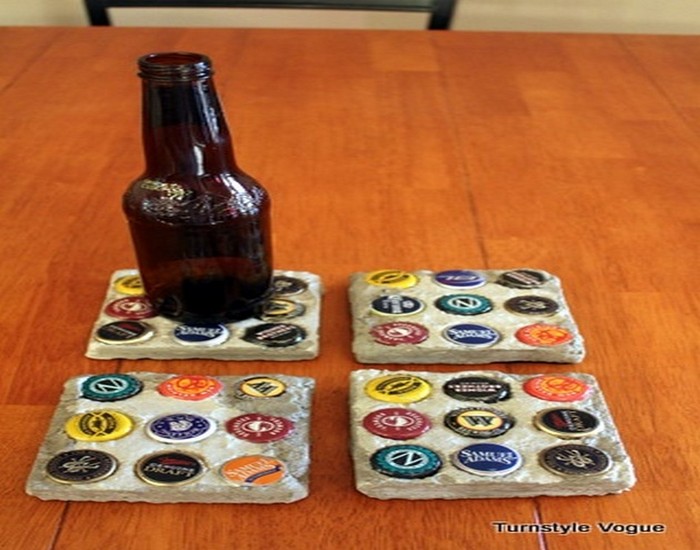 Recycled Bottle Top Caps Crafts Designs