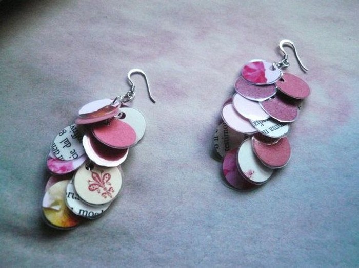 Recycled Paper Earrings