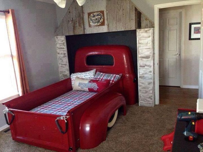 used car bed idea